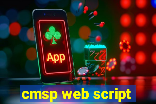 cmsp web script